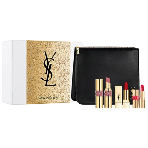 Yves Saint Laurent Kiss And Couture Lipstick Trio Set 